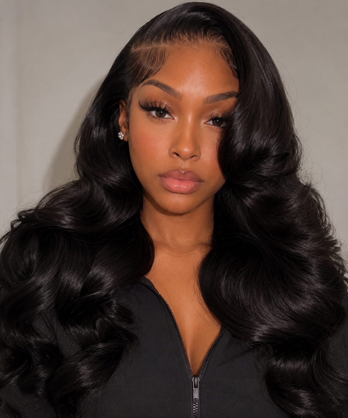 Hollywood wave glamour portrait for AI influencer consistency
